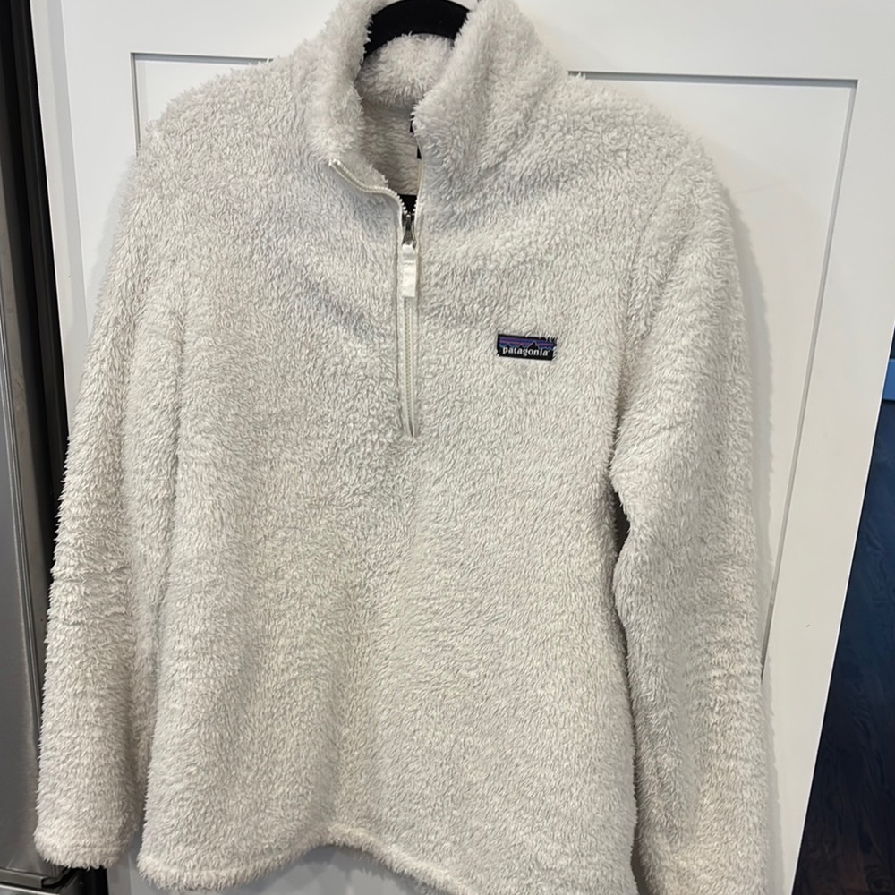 Patagonia White Fleece Pullover